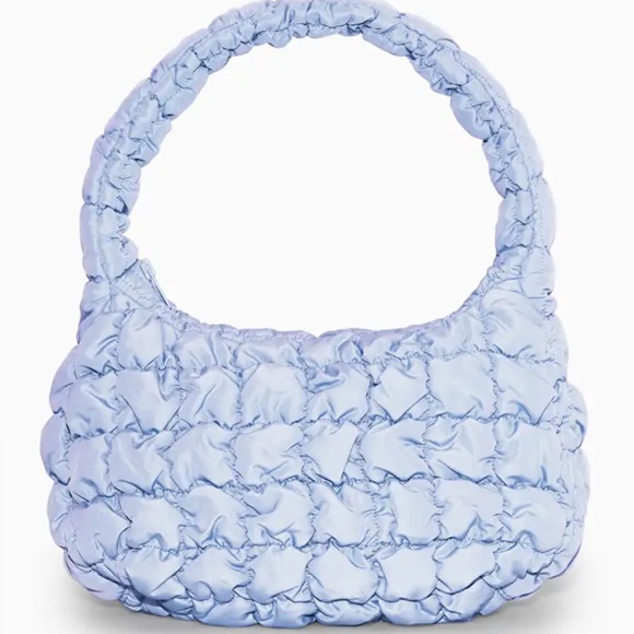 COS Handbags - COS Quilted Mini Bag Light Blue NWT